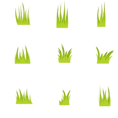 Premium Vector Grass Collection