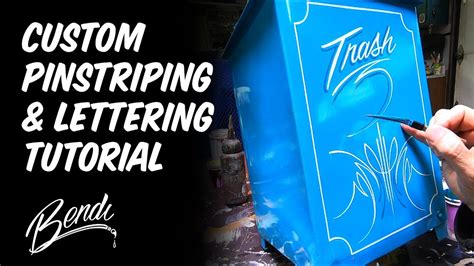 Custom Lettering And Pinstriping Tutorial Youtube