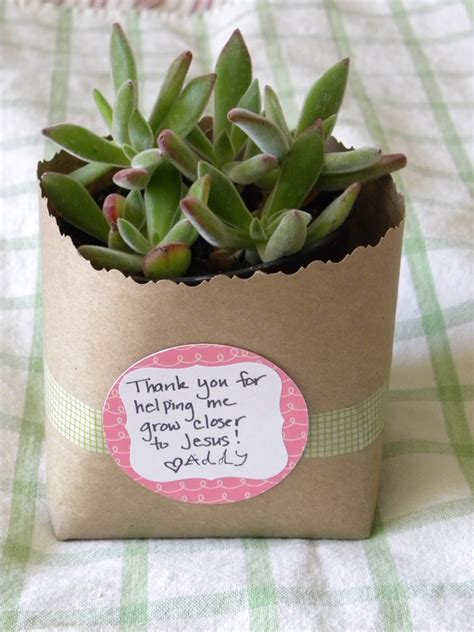 Blissful Blooms A Simple And Inexpensive Thank You Gift
