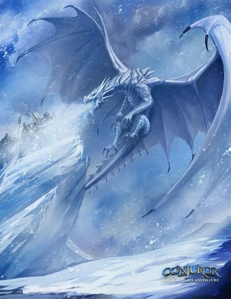 Ice Dragon Dragon Artwork Dragon Pictures Fantasy Creatures Art