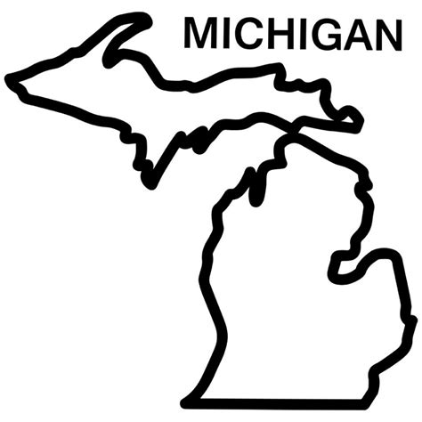 Michigan Drawing At Getdrawings Free Download