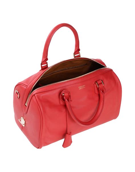 Lyst Giorgio Armani Handbag In Red