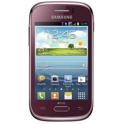 Smartphone Samsung Galaxy Young Duos Tv Gt S6313t Vermelho Com Dual