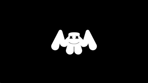 Marshmello Logo Dark Hd Music 4k Wallpapers Images Backgrounds