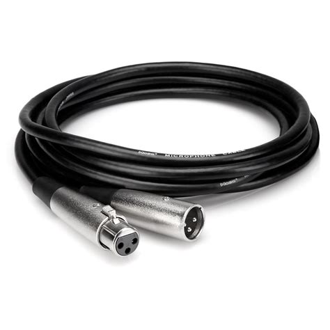 Hosa Microphone Cable Xlr3f To Xlr3m 15 Ft At Gear4music