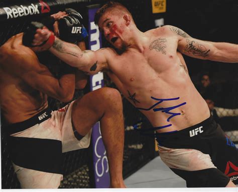 Autographed Jake The Prototype Collier Ufc And Mma 8x10 Photo With Coa Main Line Autographs