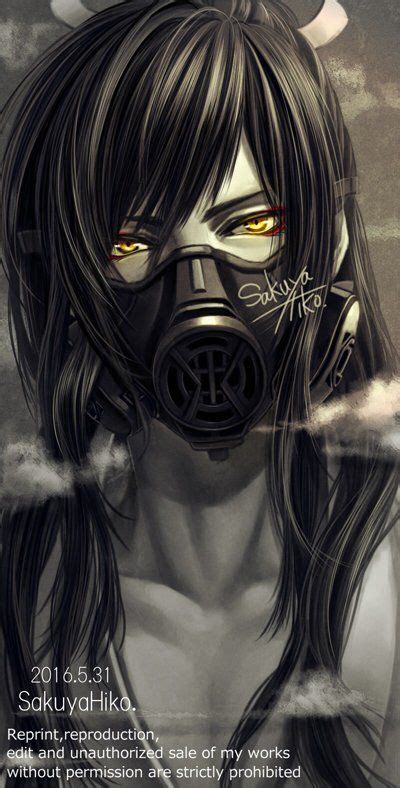 Anime Male Gas Mask Wallpaper Posted By Ryan Sellers