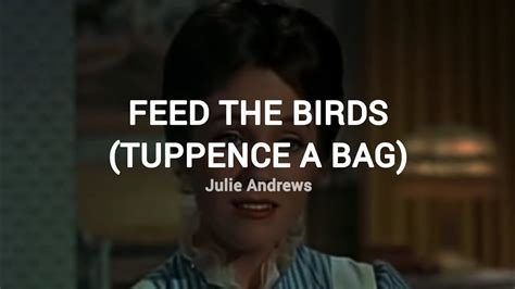 Mary Poppins Feed The Birds Lyrics Youtube