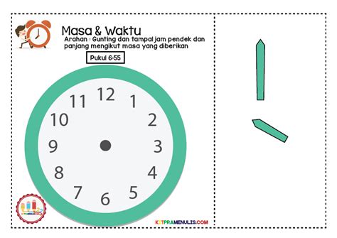 Kertas 2 masa dan waktu tahun 6 via slideshare. lembaran kerja prasekolah masa dan waktu-14 | KitPraMenulis