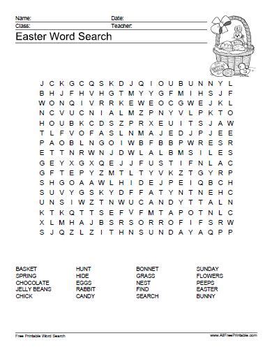 2020 Free Printable Blank Word Search Grids