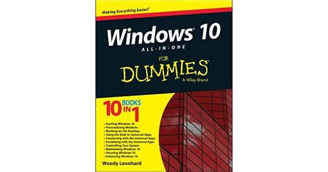 Windows 10 All In One For Dummies By Woody Leonhard