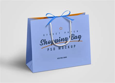 A brown shopping paper bag mockup template. Free Grocery Paper Shopping Bag Mockup PSD - Good Mockups