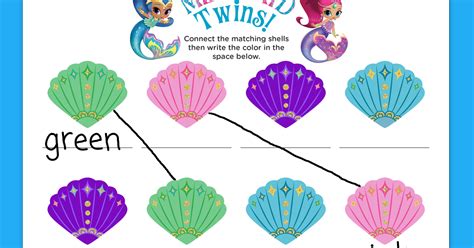 It's time to colour in with nick jr. Shimmer and Shine Mermaid Activity Sheet | Nickelodeon Parents