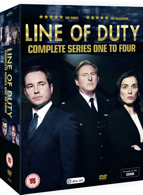 Line Of Duty Complete Series One To Four Dvd Box Set Free Shipping