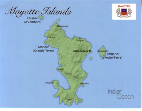 Mayotte Mapas GeogrÁficos De Mayotte Francia