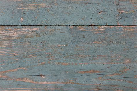 Old Grungy Weathered Blue Wood Background Texture By Stocksy
