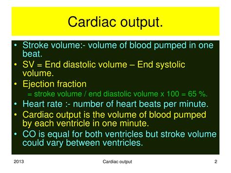 Ppt Cardiac Output Powerpoint Presentation Free Download Id6265227