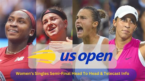 Us Open 2023 Womens Singles Semi Finals Gauff Vs Muchova Sabalenka Vs Keys Head To Head