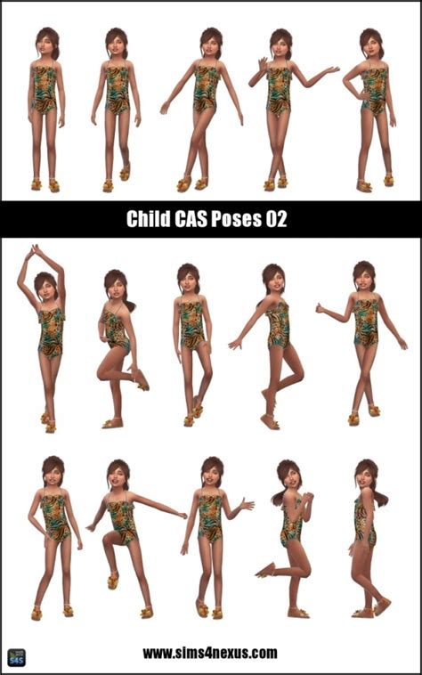 Child Cas Poses 02 By Samanthagump At Sims 4 Nexus Sims 4 Updates