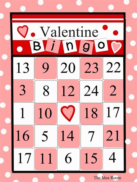 Free Printable Love Bingo Cards

