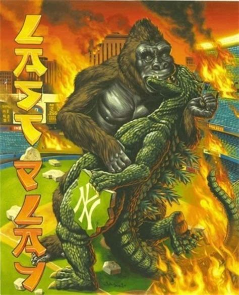 Kiss Gay King Kong Godzilla Funny Pictures Art