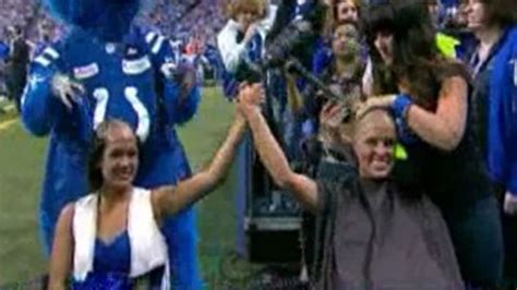 Two Colts Cheerleaders Shave Heads In Support Of Coach Pagano