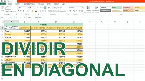 Como Dividir Una Celda En Excel C Mo Dividir Una Celda En Excel Con