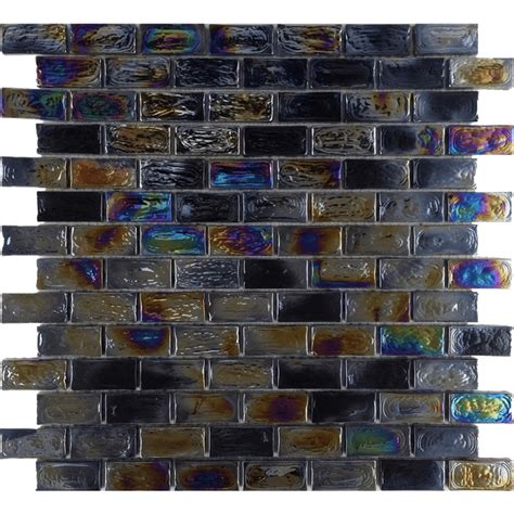 Diesel Brick Glass Mosaic Glass Mosaic Tiles From Tile Mountain