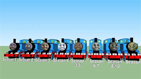 Thomas The Tank Engines Tv Series Faces Season 1 11 3d Warehouse