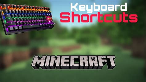 Minecraft Shorcutkeys No Buddy Know Minecraft Keyboard Shortcuts