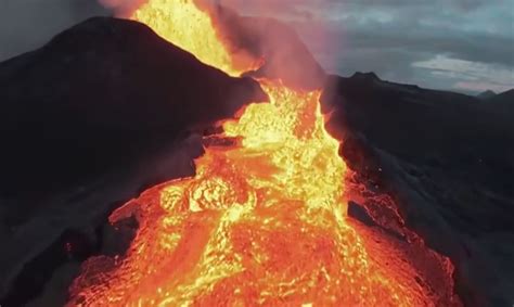 Drone Crashes Into Erupting Volcano In Iceland Iha News