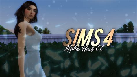 Sims 4 Cc Folder Alpha Hair Youtube