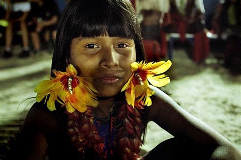 the karajá girl indigenous americans native people tribal people
