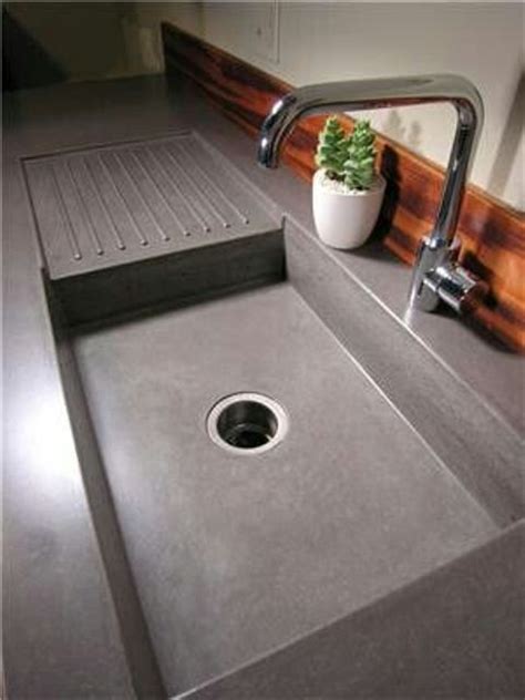 Fotos de cocinas de cemento. 39 Minimalist Concrete Kitchen Countertop Ideas | DigsDigs ...