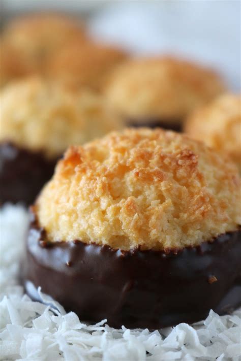 Chocolate Coconut Macaroons Recipe The Anthony Kitchen Recipe Coconut Macaroons Macaroon