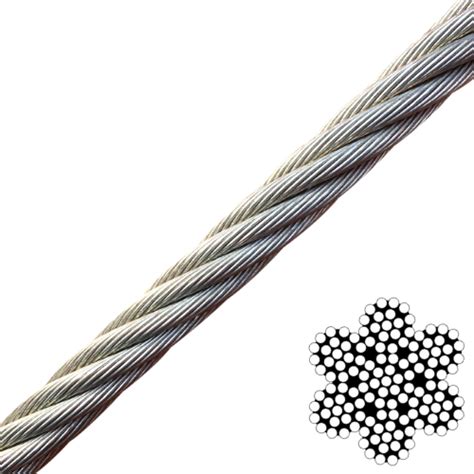 7x19 Galvanised Steel Wire Rope Braided Steel Cable Wire Rope Company