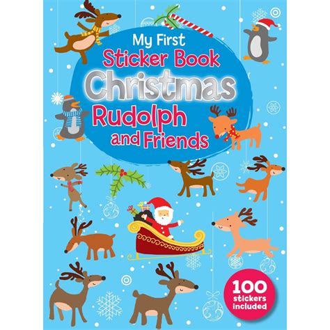 Christmas Sticker Book Rudolph And Friends Big W