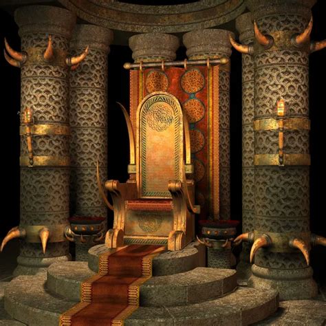 Fantasy Throne Room — Stock Photo © Ancello 4980424
