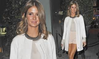 Millie Mackintosh Shows Off Her VERY Slim And Super Tanned Legs In Tiny