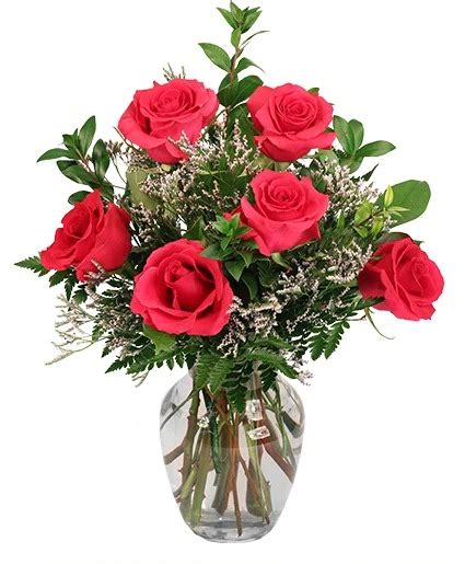 Vibrant Fuchsia Roses Rose Arrangement In Sugar Land Tx Bouquet Florist