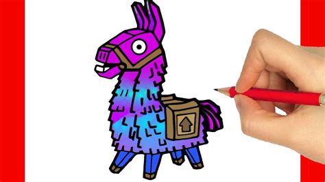 How To Draw The Fortnite Llama Llama Drawing Drawings