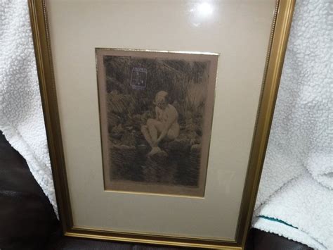 Dagmar Andres Zorn Etching Vincent Price Art Collection By