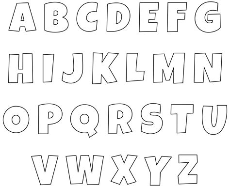 Best Images Of Large Font Printable Letters Large Printable Letter
