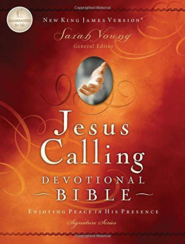 Jesus Calling Devotional Bible Nkjv By Sarah Young