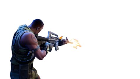 Person Shooting Fortnite Thumbnail Template Png Image Purepng Free