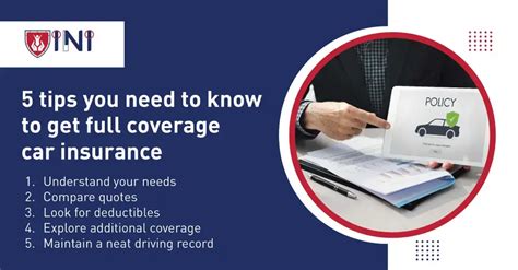 5 Tips You Need To Know To Get Full Coverage Car Insurance