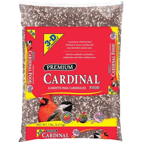 3 D Pet Products Cardinal Blend Wild Bird Food 7 Lb