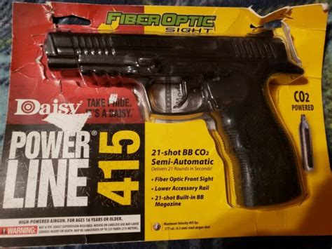 Daisy PowerLine 415 Air Pistol Safety CO2 Kit For Sale Online EBay
