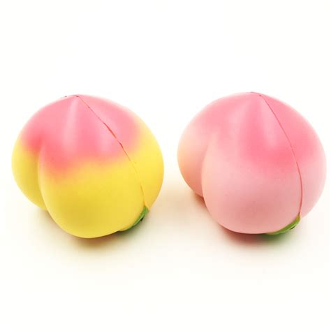jumbo peach squishy 10cm slow rising soft fruit collection t decor toy sale