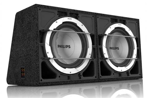 Philips Psp302 Dual 12 3200w Loaded Subwoofer Box